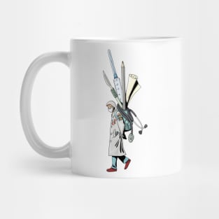 scientist, artist, doctor immigration to another place or country immigrant Mug